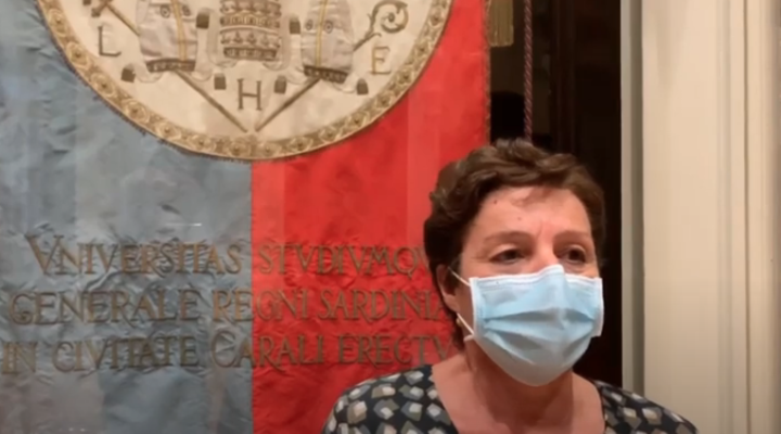 Alessandra Carucci, Prorettore all&rsquo;internazionalizzazione di UniCa, spiega l&rsquo;importanza del meeting tra le Universit&agrave; europee.