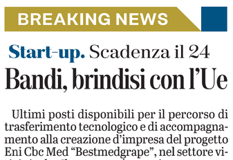 Il richiamo su L'Unione Sarda del 5 novembre 2020 a pagina 18
