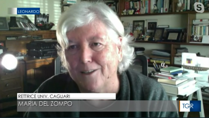 Maria Del Zompo intervista da remoto per il TG Leonardo