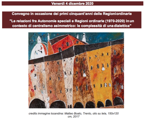 Le relazioni fra Autonomie speciali e Regioni ordinarie (1970-2020)