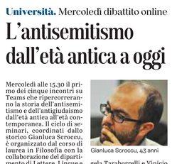 L'articolo su L'Unione Sarda del 6 dicembre 2020 a pagina 37