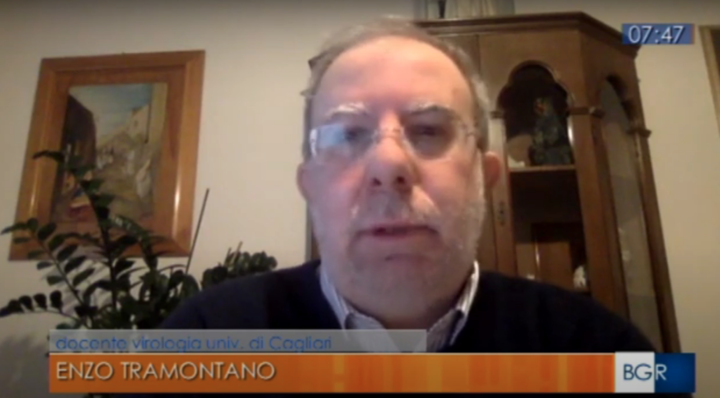 TGR RAI intervista ENZO TRAMONTANO su COVID - UniCa