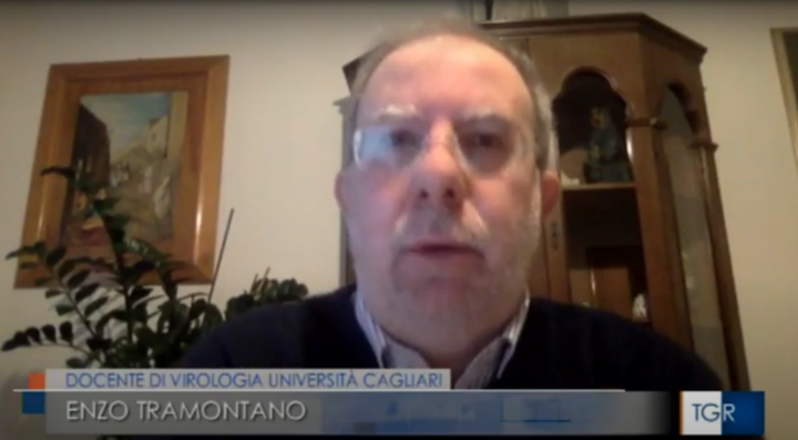 TGR RAI intervista ENZO TRAMONTANO su COVID - UniCa