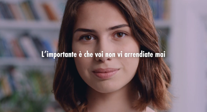 Un'immagine dello spot che ha vinto il Premio