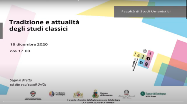UniCa 400 - Tradizione e attualit&agrave; degli studi classici