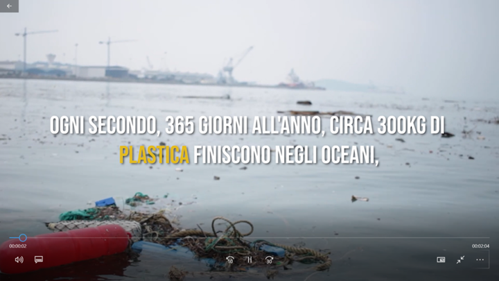 Un'immagine dal video vincitore del premio assegnato dalla giuria di esperti