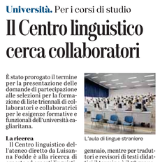 L'articolo su L'Unione Sarda del 15 gennaio 2021 a pagina 21
