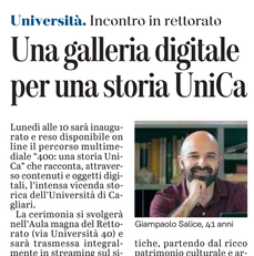 Leggi la notizia su L'Unione Sarda del 16 gennaio a pagina 21