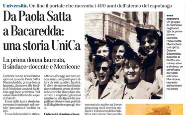 L'articolo di Michela Marrocu su L'Unione Sarda del 19 gennaio 2021 a pagina 18