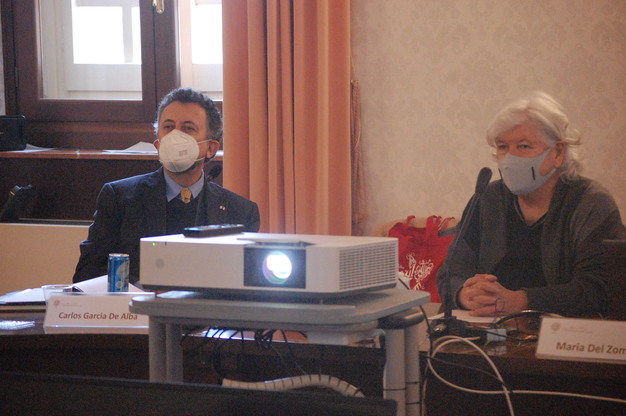 L'incontro in Rettorato tra Maria Del Zompo e l'Ambasciatore del Messico in Italia Carlos Garc&igrave;a de Alba