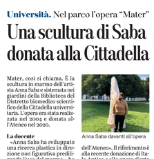 La notizia su L'Unione Sarda del 17 febbraio 2021 a pagina 21