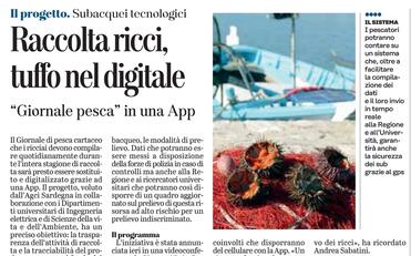 L'articolo su L'Unione Sarda del 25 febbraio 2021 a pagina 17