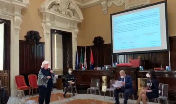 Presentazione del Rettore Maria Del Zompo ai giornalisti