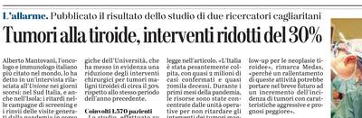 La notizia su L'Unione Sarda del 9 marzo 2021 a pagina 18