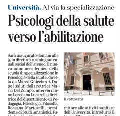 La notizia su L'Unione Sarda del 11 marzo 2021 a pagina 19