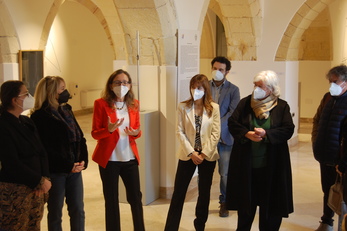 Le assessore del Comune di Cagliari, Pamela Ladogana, Michela Deiana e Maria Del Zompo