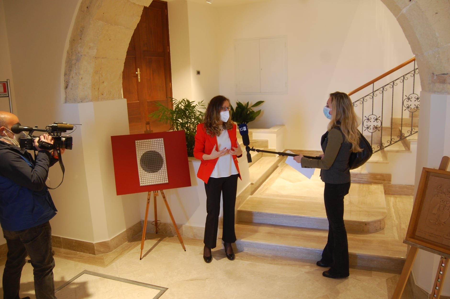 La professoressa Pamela Ladogana intervistata da Elena Laudante per il TGR RAI Sardegna
