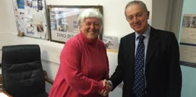 Maria Del Zompo con Giorgio Sorrentino