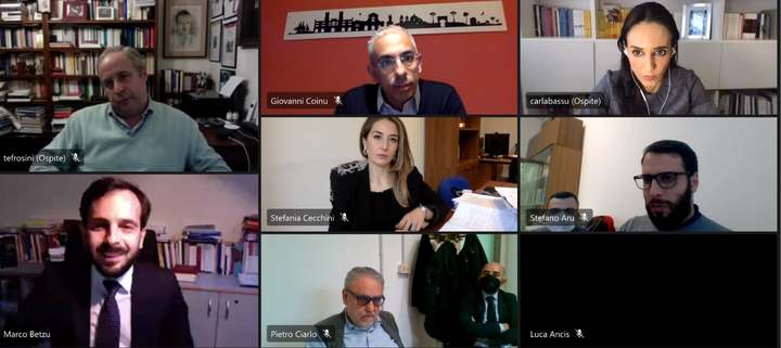 Un momento del webinar