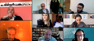 Un momento del webinar
