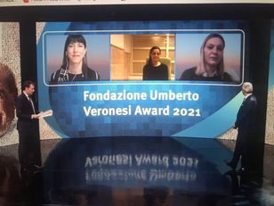 Una fase della cerimonia. Marta Kowalik &egrave; la prima a destra