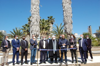 Un momento dell'inaugurazione