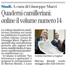 La notizia su L'Unione Sarda del 7 aprile 2021 a pagina 48