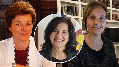 Da sinistra, Alessandra Carucci, Elisabetta Gola e Paola Fadda
