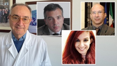Da sinistra, Giorgio La Nasa, Fabrizio Pilo, Ester Cois e Ignazio Putzu