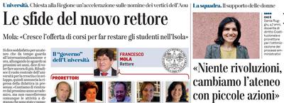 Gli articoli su L'Unione Sarda del 4 maggio 2021 a pagina 17