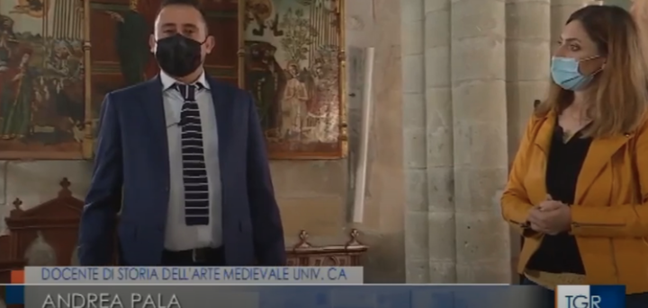 Andrea Pala nel TG della Rai