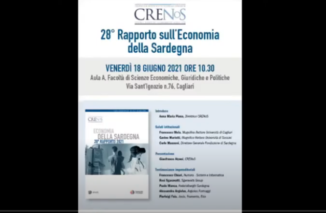 Presentazione del 28&deg; Rapporto CRENoS sull'Economia della Sardegna