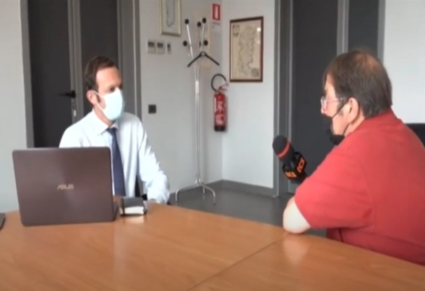 TG di TCS intervista MARCELLO CAMPAGNA SU COVID - UniCa