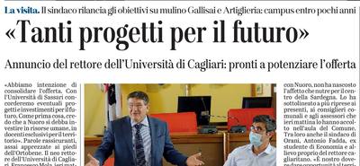 L'articolo su L'Unione Sarda del 29 giugno 2021 a pagina 35