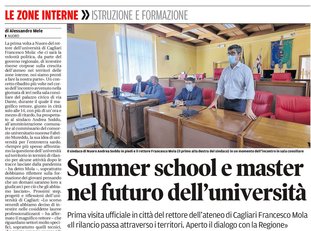 L'articolo su La Nuova Sardegna del 29 giugno 2021 a pagina 21
