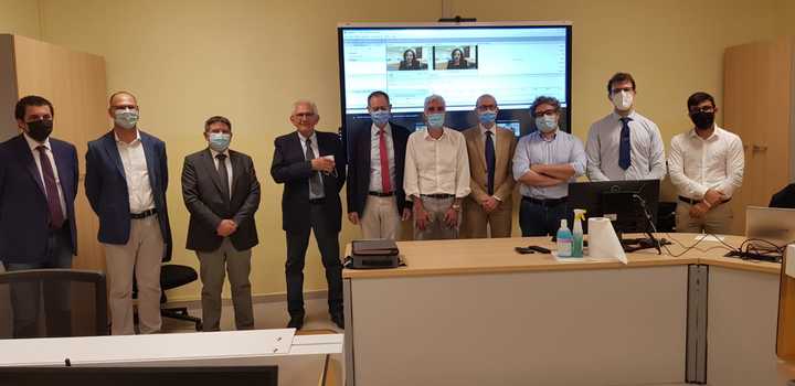 Da sinistra, Gaetano Melis, Rinaldo Brau, Francesco Mola, Aldo Pavan, Luciano Colombo, Stefano Usai, Gianni Fenu, Vittorio Pelligra, Maurizio Romano e Mattia Porta