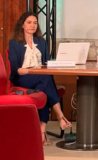 Giorgia De Gioannis durante il suo intervento