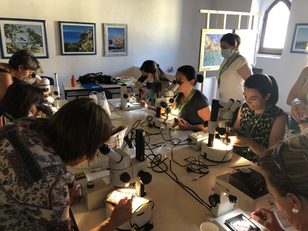 Una fase del lavoro in aula della scorsa edizione della Summer school