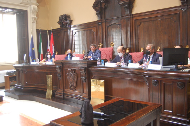 Un'immagine della conferenza stampa: presenti tutte le testate giornalistiche sarde