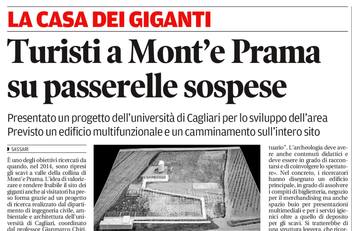 La notizia su La Nuova Sardegna del 29 luglio 2021 a pagina 8