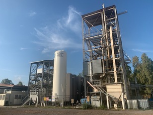 Carbonia. Una veduta degli impianti Sotacarbo