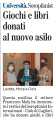 La notizia su L'Unione Sarda del 28 settembre 2021 a pagina 19