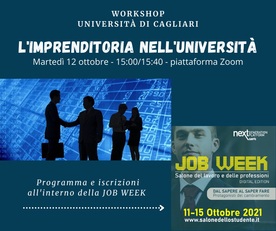 L'imprenditoria, le idee e le modalit&agrave; al workshop di UniCa