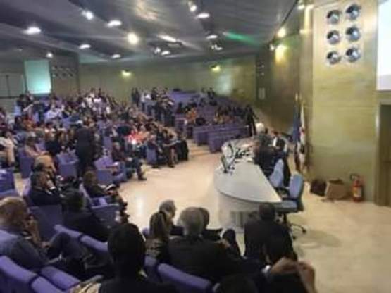 Cagliari. L'aula magna della facolt&agrave; di Ingegneria e architettura