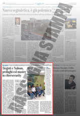 Oggi in edicola, l'ampio articolo di Stefania Lapenna a pagina 18 su L'UNIONE SARDA