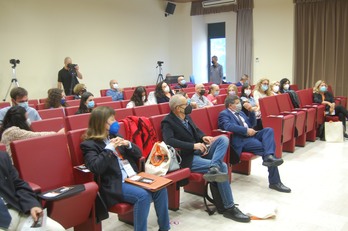 I partecipanti al convegno con il Rettore Francesco Mola