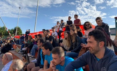 Tribune affollate e in festa al Cus Cagliari