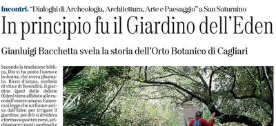 L'articolo su L'Unione Sarda del 3 novembre 2021 a pagina 55