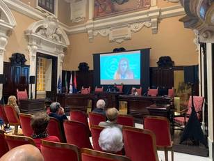 L'intervento di Ilaria Capua nell'Aula magna del Rettorato