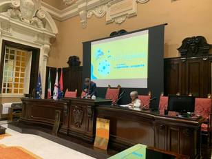 Francesco Mola, Rettore di UniCa, ha rivolto il suo messaggio di auguri agli organizzatori del Festival